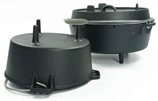 Soem-Email-Roheisen-Topf 24.5X13.5“ für Hausmannskost und das Kampieren