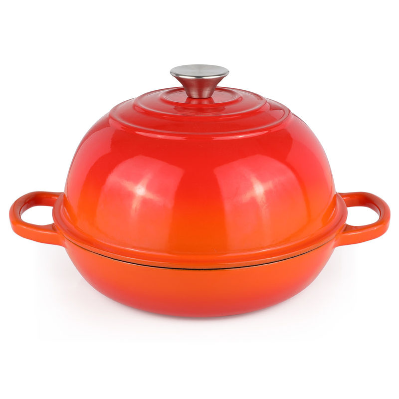 6 QT Emaillierte Holländische Ofen aus Gusseisen   Perfekt für Sauerteig, Brähen und Langsamkochen