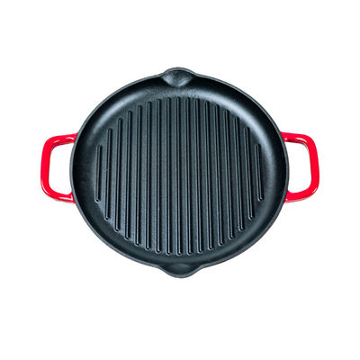 Soem zwei behandelt Roheisen-Bratpfanne 30/35 cm für Herdplatte