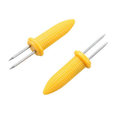 6x2x1.5CM Küchen-Kochgeschirr-Zusatz-Edelstahl-Mais-Braten-Nadel GRILL