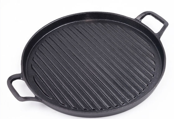 GRILL würzte vor Roheisen-Bratpfanne Pan With Superior Heat Retention