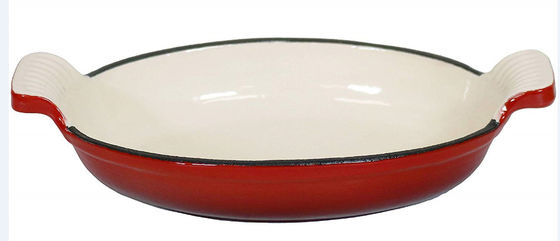 Dauerhaftes Roheisen, das Pan Enameled Cast Iron Pan BSCI ISO9006 brät
