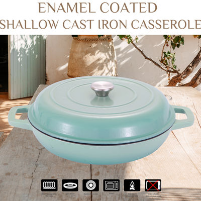 3L Roheisen niederländischen freundlichen Oven With Lid Enameled Eco