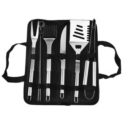 Tragbarer 7-teiliger GRILL, der Satz 788.5g für Grillen kochend das im Freien kampiert