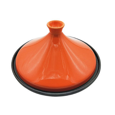 3,3 Quart emaillierte Roheisen Tajine, das Topf sicheres Stovetop kocht